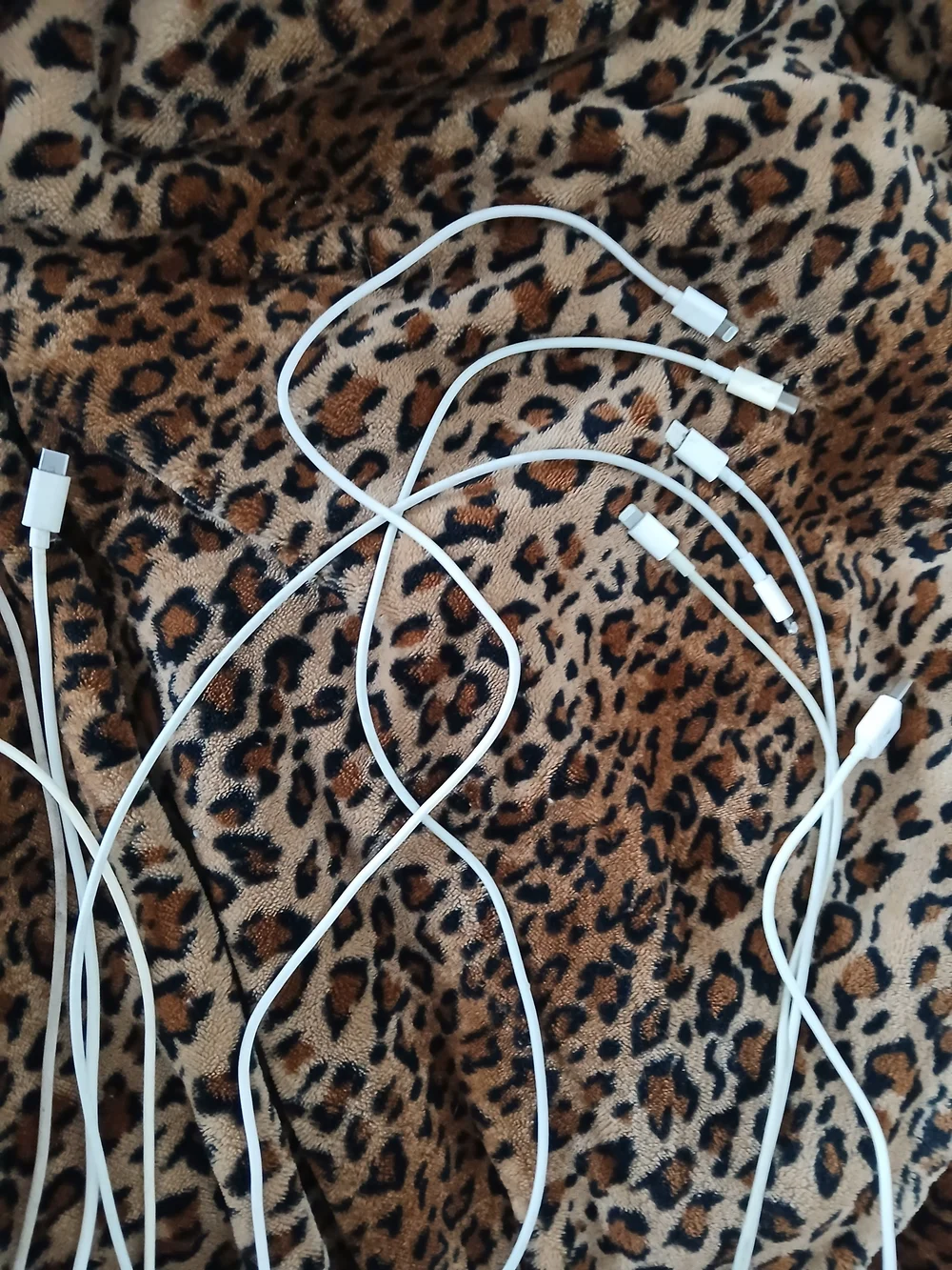 White Charging Cable Bundle - Compatible Smartphone Accessory